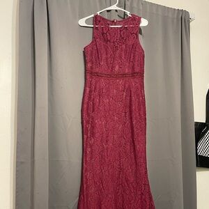 BRAND NEW! Maroon Lulus Formal Dress